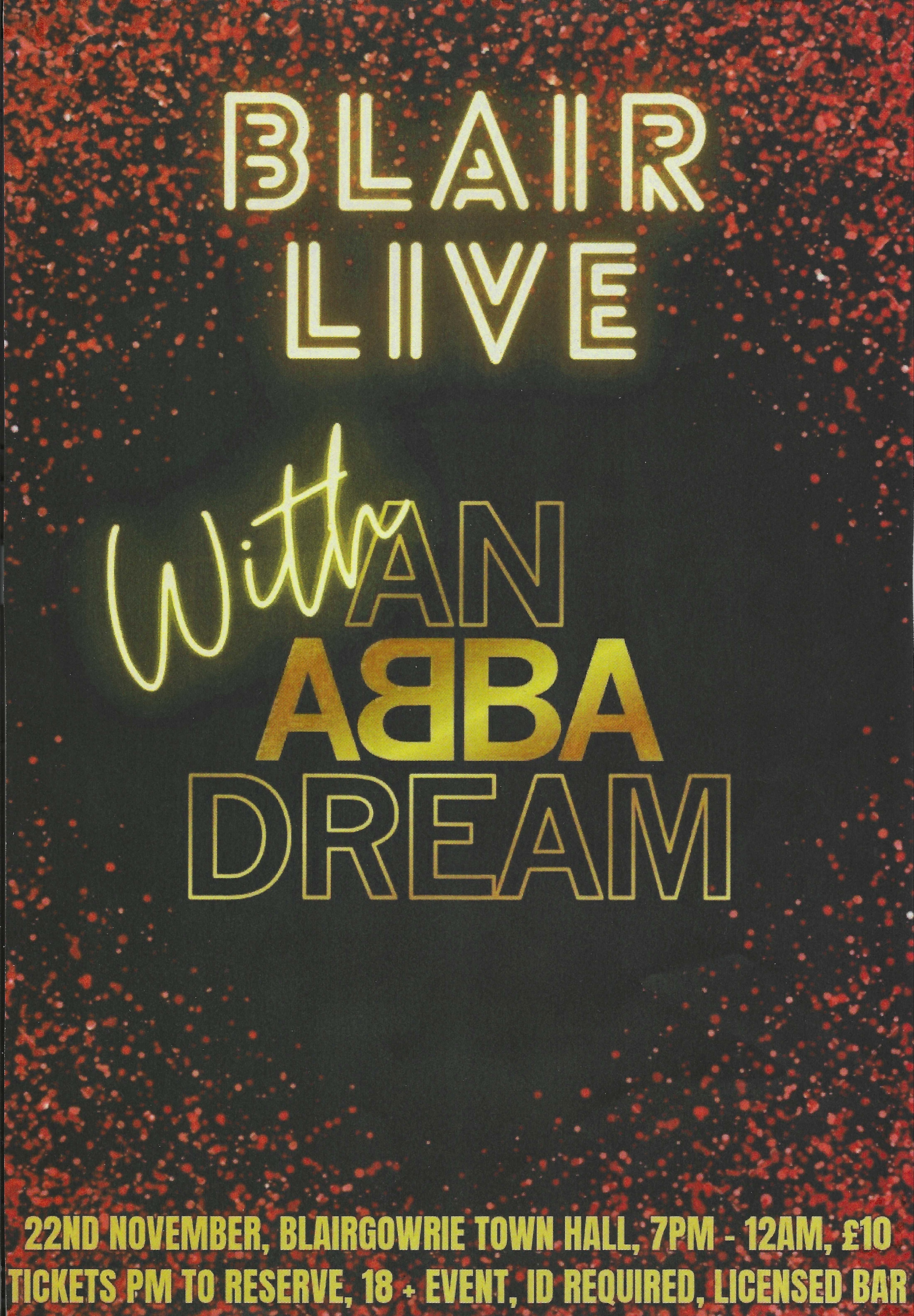 Blair Live An Abba Dream 