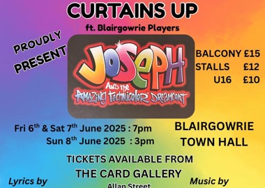 Curtains Up Joseph & the Amazing Technicolour Dreamcoat
