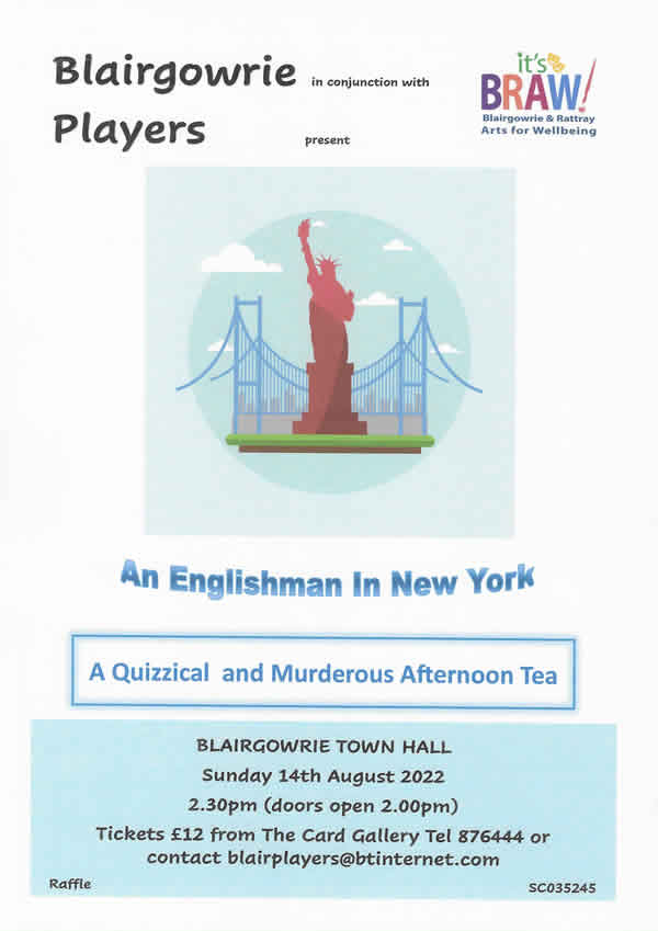 Blair Players Murder Mystery - An Englishman In New York